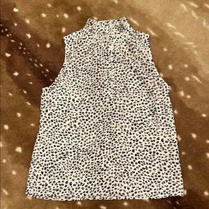 J CREW Leopard Print Sleeveless Women's Top